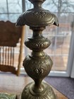 Pair Antique Norblin   Co  Sabbath Candlesticks Warsaw Poland 1880