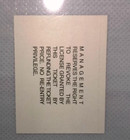 Rare Lotr  Return Of The King Ticket - 12 18 03  11-time Oscar Winner 