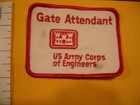 Vintage Us Army Patch Gate Attendant Us Army Corps Of Engineers
