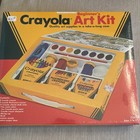 Unopened Nos 1985 Crayola Art Kit Crayons Chalk Paint Fluorescents  5545 Vintage