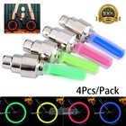 4 Pcs Valve Stem Led Cap For Bike Bicycle Car Motorcycle Wheel Tire Light Lamp