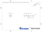 Large Flange Pop Rivets 3 16  X 3 8 all Steel  6-6  Dome Head Qty 100