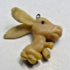 1940s Celluloid Donkey Charm Cracker Prize Democrat  Jewelry  Plastic Toy