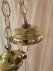 Vintage Brass Pineapple Hanging Light