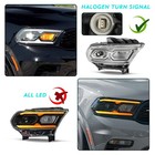 Headlight Assembly Compatible With 2021 2022 2023 2024 Dodge Durango  Chrome Hou