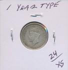 Cyprus - 1938  - 4 1 2 Piastre - Silver -  4967 Au