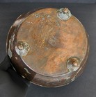 Antique Japanese Copper Suiban Ikebana Bowl Hand Hammered Wabi Sabi 19thc