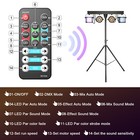 4par Stage Leds Light Stand Professional Band Wash Dmx System   Stand  bag