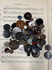 Vintage Button Lot Estate Collection Large Mop Metal Plastic Statement Buttons