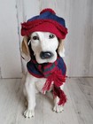 Resin Pet Fox Hound Beagle Dog Hat Scarf Xmas Figure Decor Unique Large
