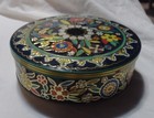 8  Round Floral Tin Made In England