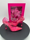 Barbie X Aldo Barbietessy Size 7 Pink Pvc Crystal Logo Heels Pumps  Us Nib