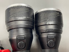 Lot Of 2 Rare Milwaukee M12 Led High Performance Flashlight Black Metal