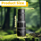 16x52 High Powered Monocular Telescope For Adults With Upgraded 52mm Objective L