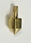 Two Metal Spinning Tops   Solid Brass   Made In The Usa  Free Shipping