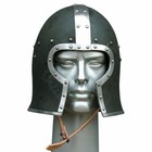 18 Gauge Steel Medieval Barbute Helmet Coated With Leather Barbuta Helmet