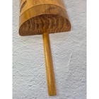 Vintage Carved Wood Nautical Buoy Wall Hanging Lighthouse Coastal Hand Made