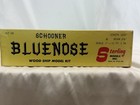 Sterling  d6 Bluenose Schooner Boat Kit Balsa Wood Ship Model Metal Fittings