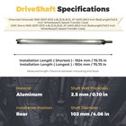 New Rear Side Drive Shaft Assembly For Chevrolet Silverado 1500 Gmc Sierra 1500