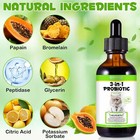 Natural Dewormer Drops For Cats     60 Ml With Probiotics For Immunity   Digestion