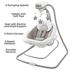 Graco Duetconnect Lx Portable Baby Swing And Bouncer  6 Swinging Speeds  Ari
