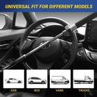 Anti Theft Car Device  Universal Car Lock With Car Safety Hammer  Color  Black