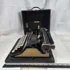 Vintage Underwood Portable 4 Bank Manual Typewriter With Case 1932 Warranty