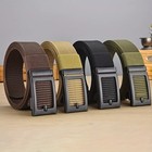 Men s Belt Automatic Metal Buckle Imitation Nylon Outdoor Work Golf Belt For Men