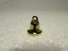 100 Small 3 4  Craft Jingle Bell Christmas Bow Embellishment Ornament Gold Lot