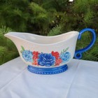 The Pioneer Woman Gravy Boat Blue Floral Stoneware
