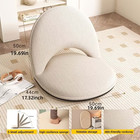 Foldable Meditation Seat floor Chair With Back Support  Adjustable Floor Chair