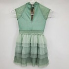 Weissman Tiered Ruffle Skirt One Piece Girl s Dance Seafoam Green Dance Costume