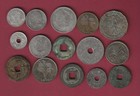 Vietnam Annam Indochine Lot Of 15 Different Coins 