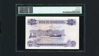 Mauritius Banknote P33c   Nd 1967    50 Rupees   Pmg 35 Queen Elizabeth Ii