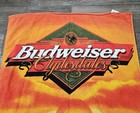 Vintage 1999 Budweiserbeer Beach Towel Clydesdale Horses- Read 