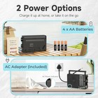 Am Fm Radio Portable Plug In Wall Or Aa Battery Operated For Home outdoor   Emer
