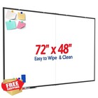 Large Magnetic Whiteboard 72x48 Inch Double Sided Dry Erase Board