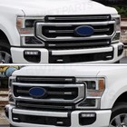 For Ford F250 F350 Super Duty 2020-2022 Platinum Satin Aluminum Font Upper Grill