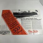 1930   s Dee White - Rare Original- Boating Brochure Catalog - Vintage