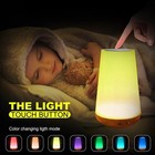 Touch Lamp Night Light     Portable Bedside Table Light   13 Colors  Dimmable