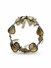Vintage Brass Wreath Featuring Fruit Motif 15    Wall Decor Pears Greek  Silvestri