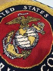 Huge 55    Diameter 1979 Shillcraft Handmade Marine Corps Rug