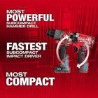 Milwaukee Hammer Drill   Impact Driver Combo Kit 12v Li-ion W  Compact Inflator
