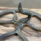 Vtg Antique Singer Treadle Sewing Machine Base Cast Iron Belt Pulley Fly Wheel