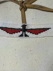 Native American Indian Beaded Thunderbird Headband Hat Band  Southwest Style