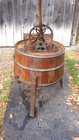 Antique Wood Barrel tub Manual Agitator Clothes Washing Machine