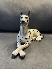 Vintage Great Dane Figurine Erphila Made In Germany Large