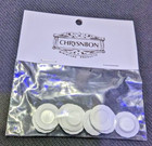 12pc White Dinner Plate Set Chrysnbon Dollhouse Miniature 1 12 Scale Us Shipper