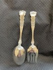 Gorham Buttercup Sterling Silver Salad Serving Set Spoon Fork 147 Grams Ds02