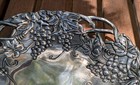 Vintage Arthur Court 1996 Aluminum Grape Open Vine Serving Bowl Centerpiece